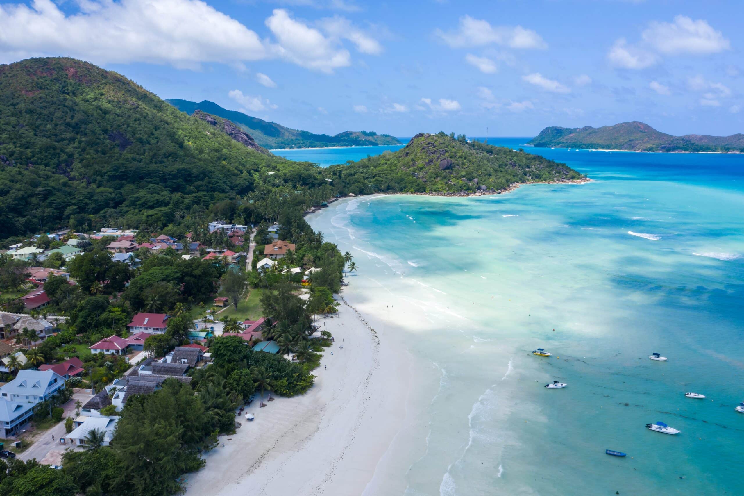 Anse Volbert, île De Praslin, Seychelles, Océan Indien