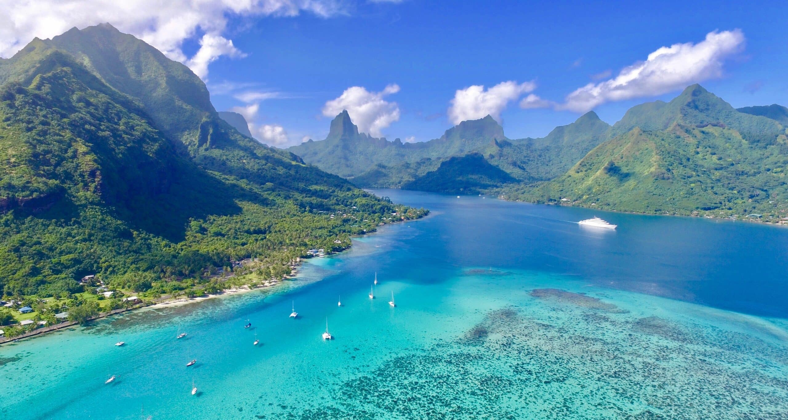 Baie De Opunohu, Moorea, Polynésie