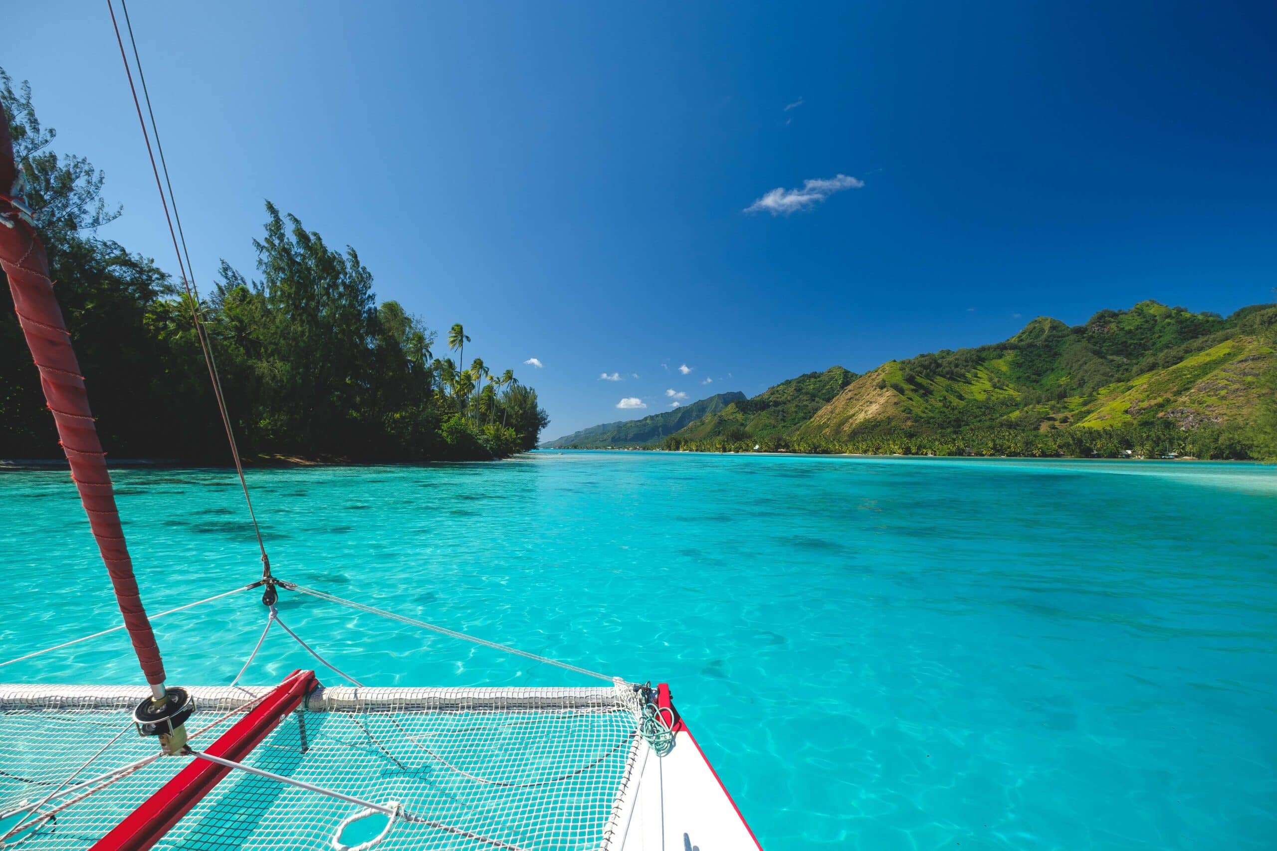 Croisière en Catamaran à Moorea, Tahiti, Polynésie