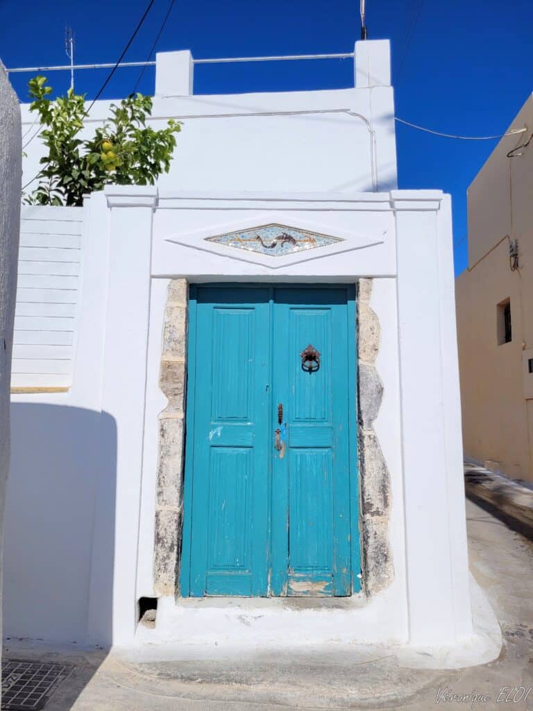 Porte sur l'île de Santorin, Grèce, Véronique ELOI