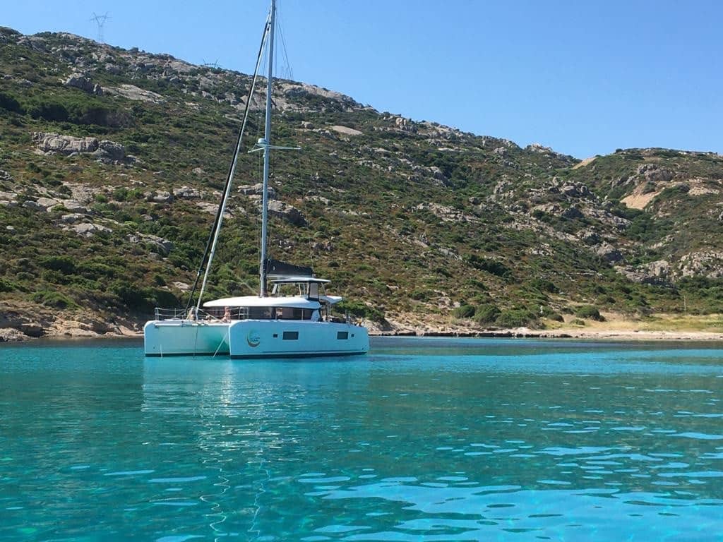 Mouillage var Catamaran