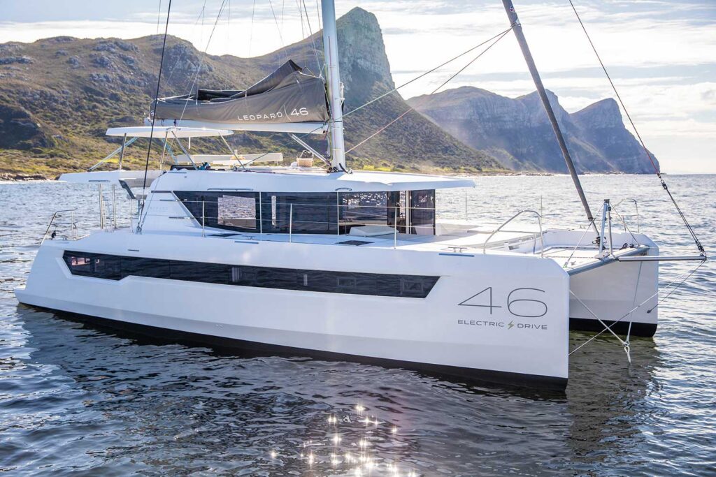 vue extérieur Catamaran Léopard 46