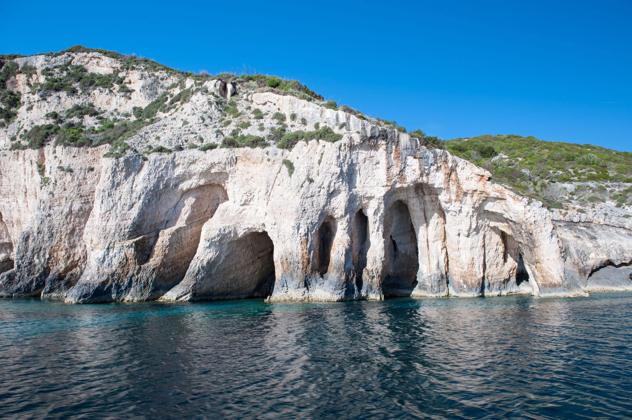 Les Grottes Bleues, Agios Nikolaos, île De Zakynthos, Grèce