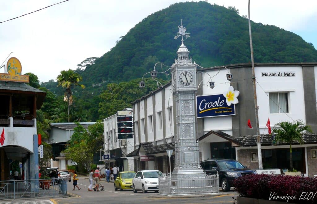 Clock tower, Victoria, Mahé, Seychelles, Véronique ELOI