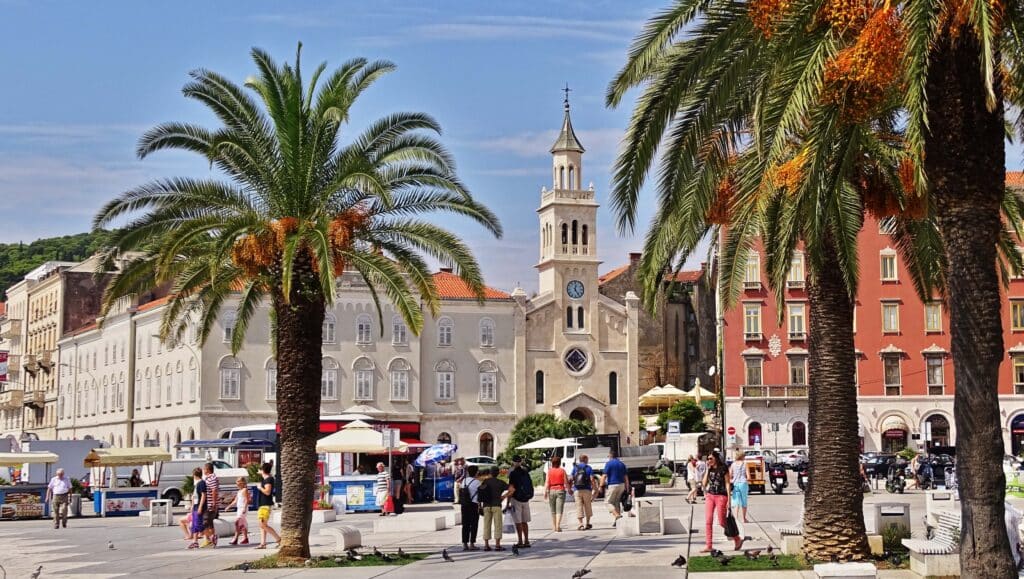 Place à Split, Croatie