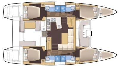 Plan De Cabines Lagoon 450