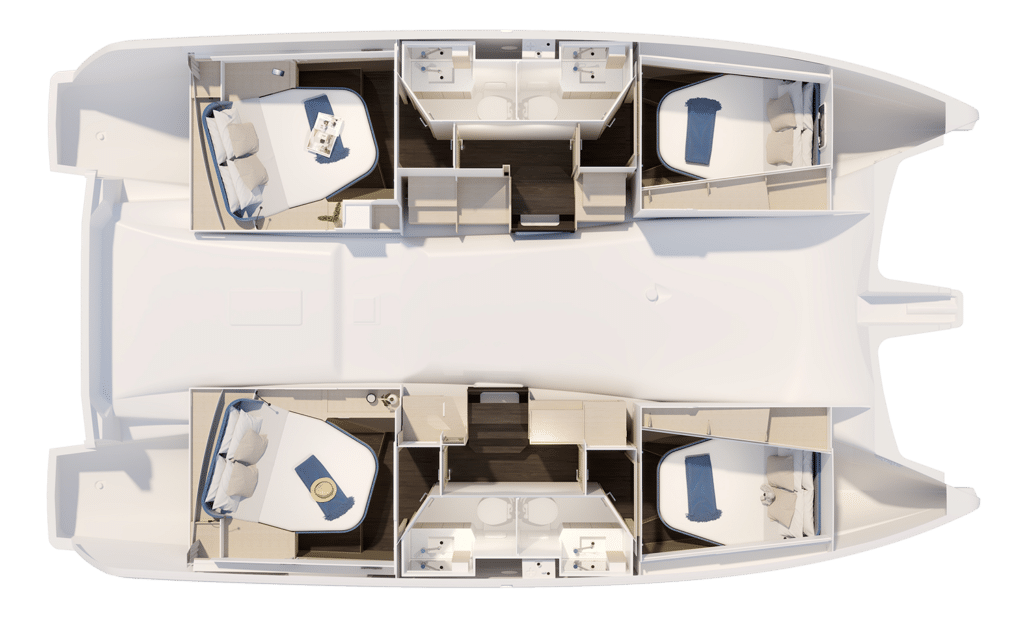 plan New 41 - Fountaine Pajot