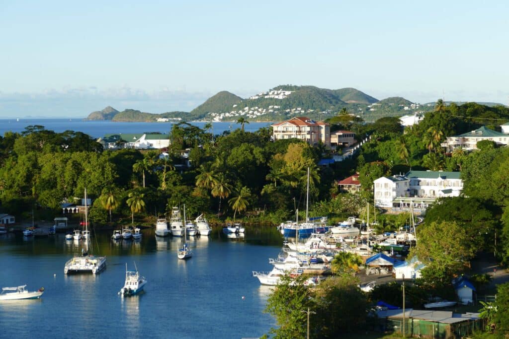 Sainte Lucie, Village, Antilles