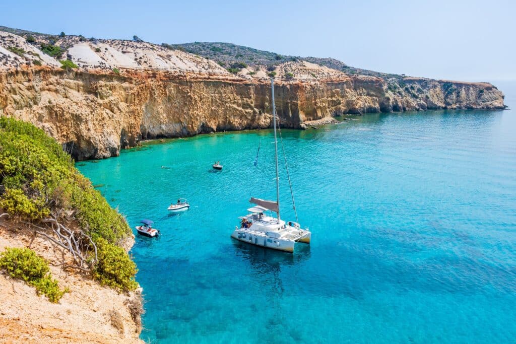 Tsigrado beach, Milos island, Cyclades, Grèce - pkazmierczak