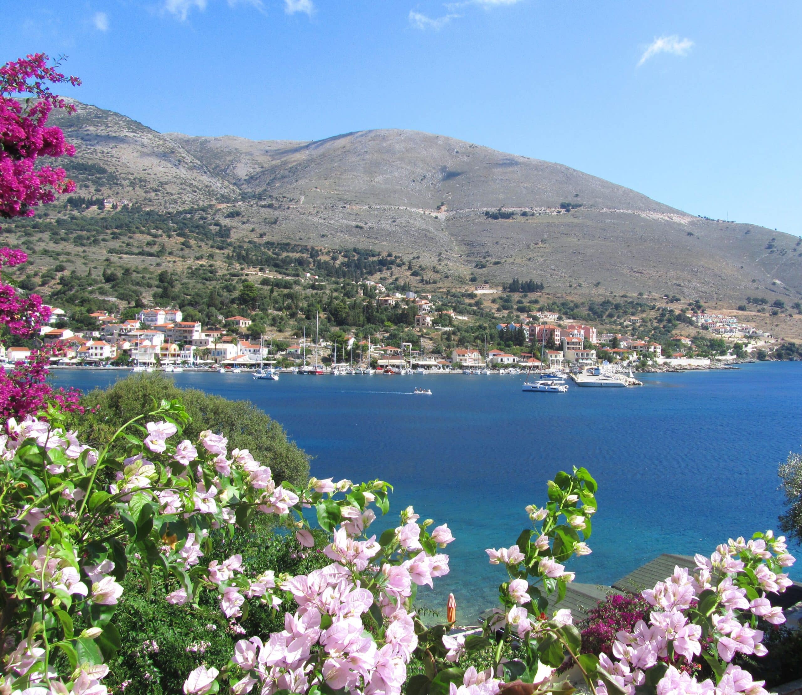 Vue de Agia Efimia, Cephalonie, Grèce