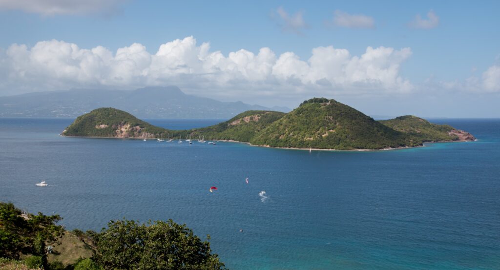 Vue Sur L'Ilet à Cabrit Depuis Les Saintes, Guadeloupe, Antilles, Caraïbes