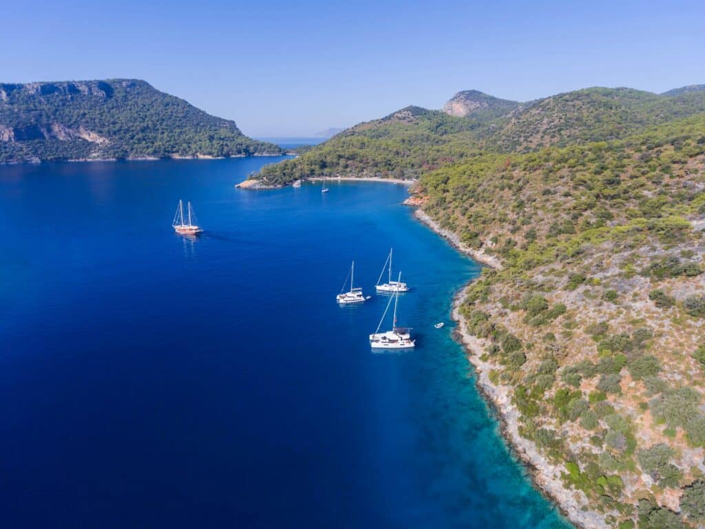 catamaran en Turquie, Mer Méditerranée - chocolatefather -