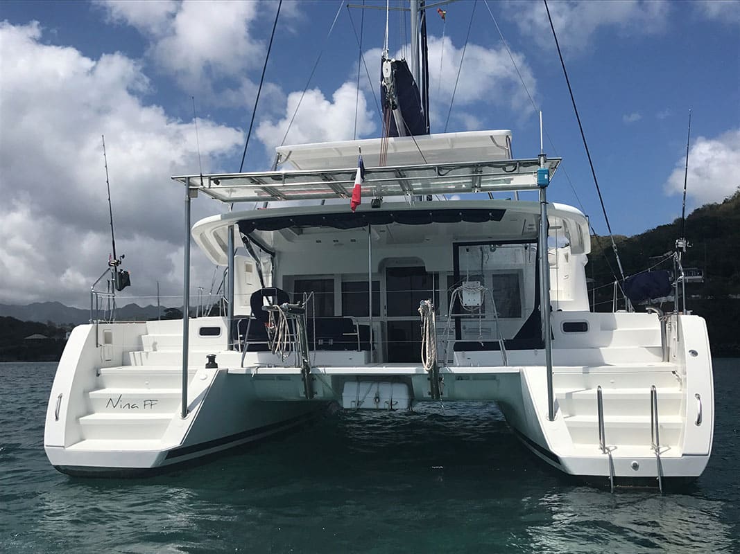 Location catamaran Lagoon 450 F Nina Martinique Antilles